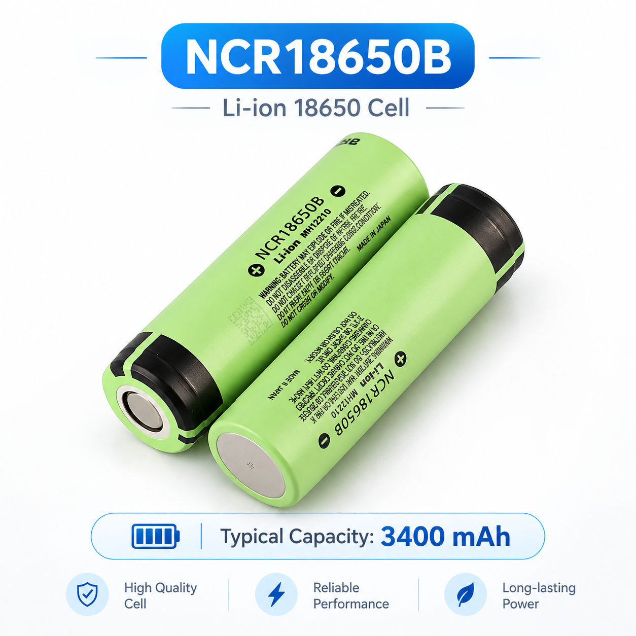 panasonic-NCR18650B battery