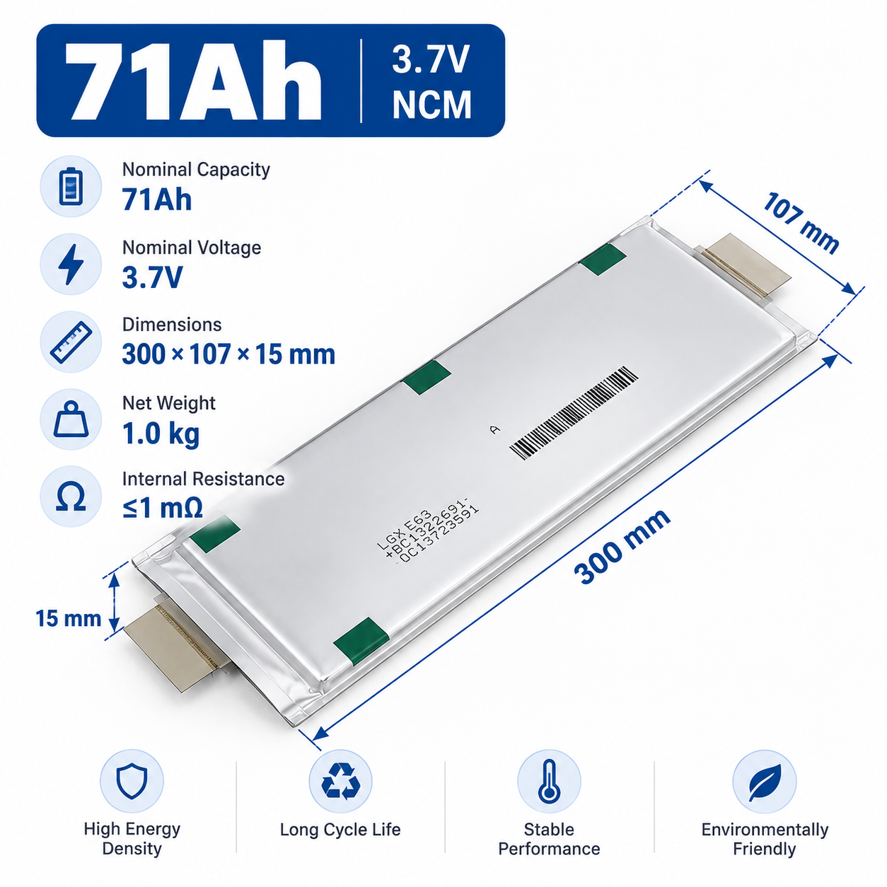 LG71AH battery